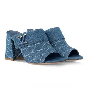 NEW Louis Vuitton Denim Shake Mule